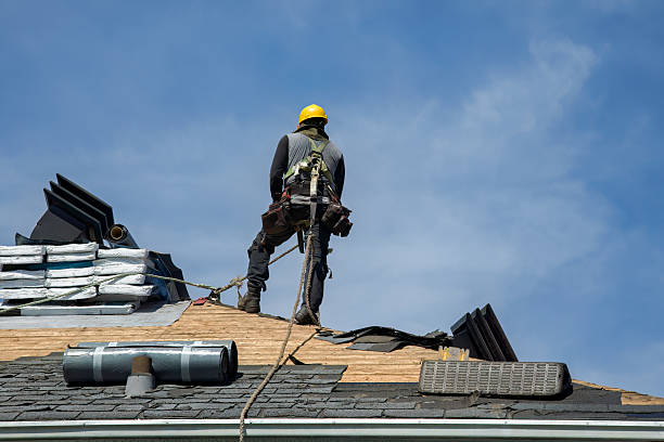 Professional Flat Roof Repair technician working in Tucker, GA
